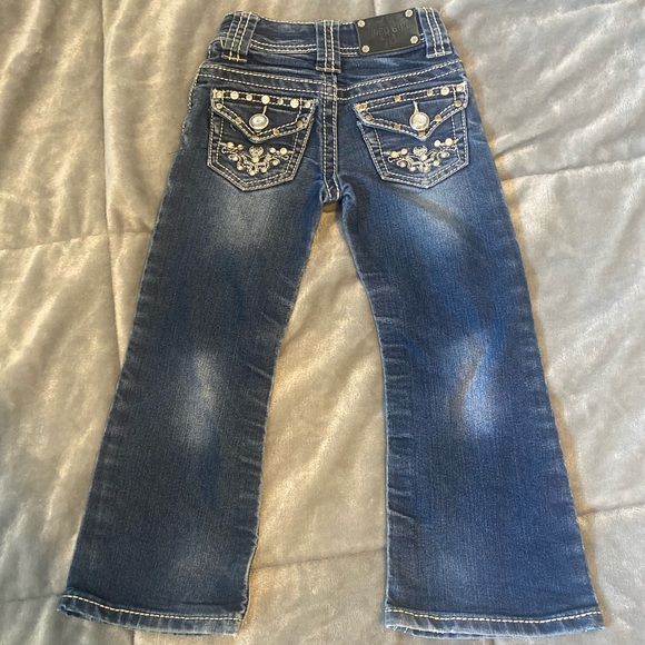 Rodeo Girl - Toddler Size 4 Bling Jeans Boot Cut - Picture 3 of 6